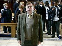 Timothy Spall as an RE teacher