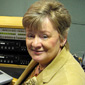 Anne McCusker in the BBC studio