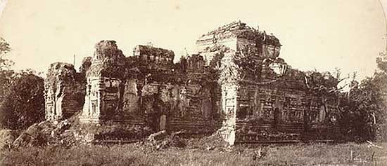 Part of the the ruined ancient Sri Lankan city of Polonnaruwa
