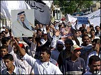 Tikrit'te protesto gösterisi