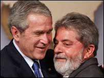George W. Bush e Luiz Inácio Lula da Silva