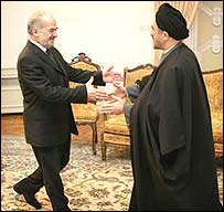 محمد خاتمی و ابراهيم جعفری