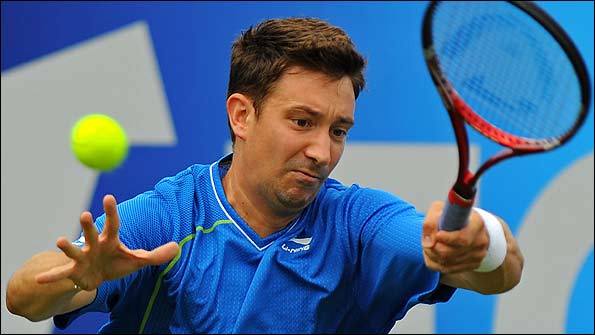 Alex Bodanaovic playing at Queen's Club