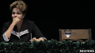 A presidente Dilma Rousseff