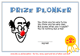Prize Plonker Award