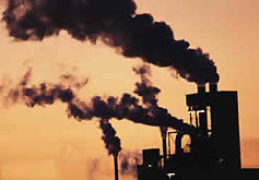 An image of a factory belching smoke into the environment.