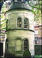 Churchyard watchtower