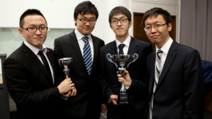 获奖的伦敦大学学院（UCL）代表队