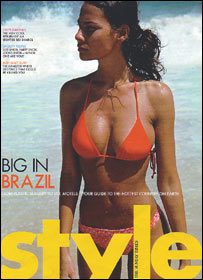 Capa da revista 'Style', do 'Sunday Times'