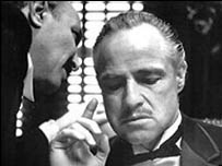 Marlon Brando em O Poderoso Chefão