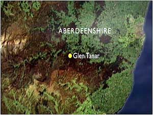 Glen Tanar (Image: Map)