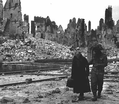 Caen obliterated