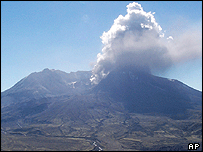 O Monte St Helens, em Washington