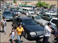 آوارگان لبنانی در مرز سوريه