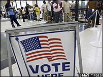 Fila de votação na Flórida (20/10)