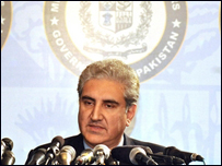 Pakistan Dışişleri Bakanı Şah Mahmud Kureyşi