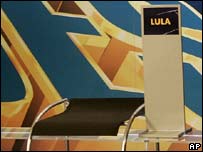 cadeira vazia de Lula 