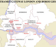 Thames gateway development areas