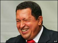 O presidente da Venezuela, Hugo Chávez
