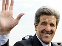 O democrata John Kerry