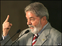 O presidente Luiz Inácio Lula da Silva