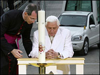 Papa Bento 16 no Marco Zero