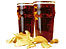beer and crisps