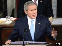 جورج بوش در کنگره آمريکا 