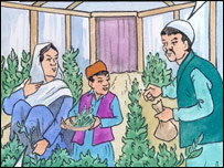 غتی، لعلباز و شمس