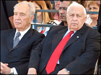 Ariel Şaron ve Şimon Peres