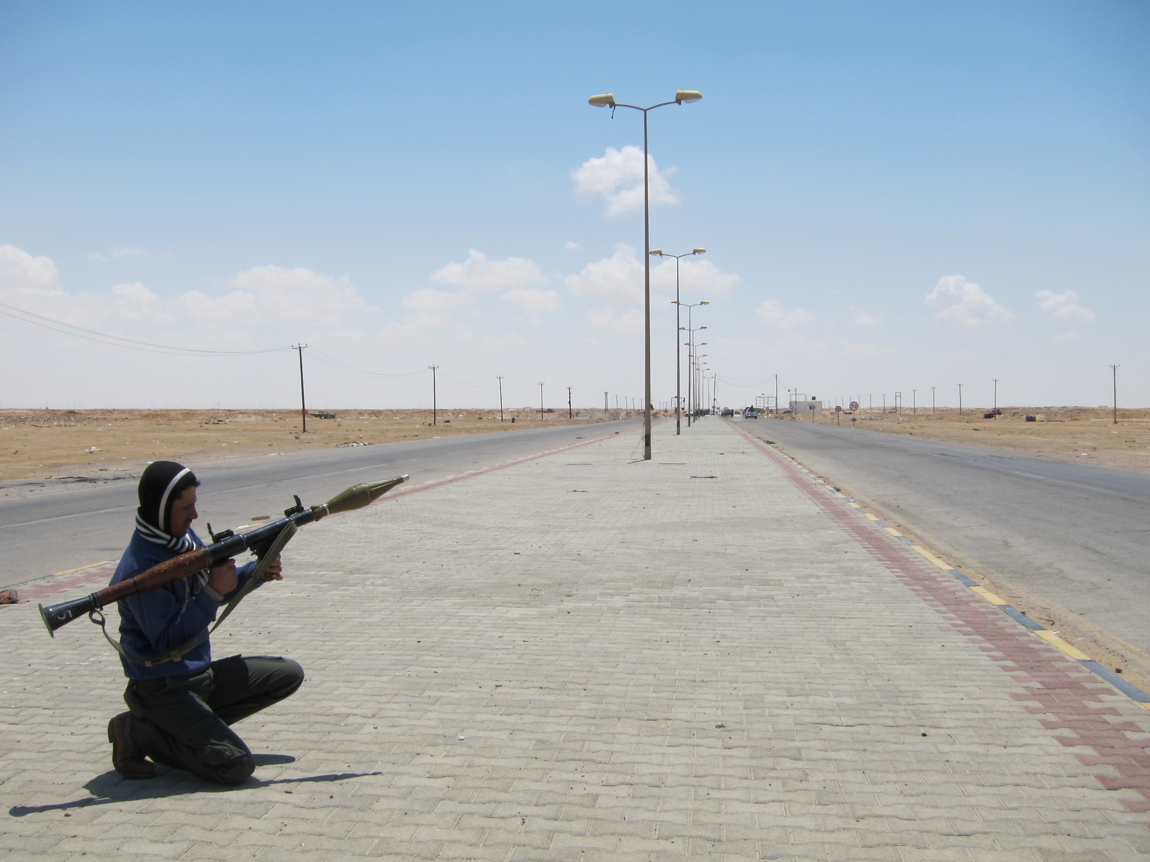 Rocket-propelled grenade in Eastern Libya