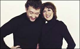 Jasper Britton and Alexandra Gillbreath in The Taming of the Shrew 