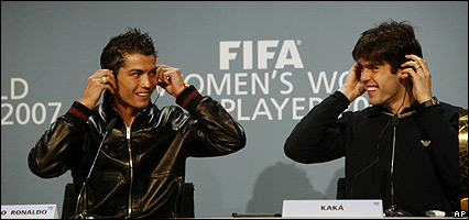 Cristiano Ronaldo y Kaká