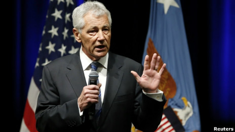 美國新任國防部長哈格爾宣誓就職（27/02/2013）