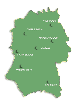 Click on the map and see how much you know about Wiltshire