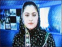 شکیبا سانگه آماج، گوینده تلویزیون شمشاد