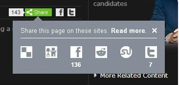 Sharetools in BBC iPlayer