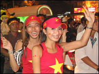 Người Việt ăn mừng SEA Games