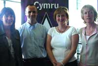 Sian Eirian, Tudur Dylan Jones, Efa Gruffudd Jones a Rhiannon Lewis