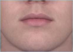 A male mouth and jaw