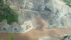 金沙江上的溪洛渡水電站