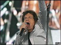 Mick Jagger biểu diễn ở Rio
