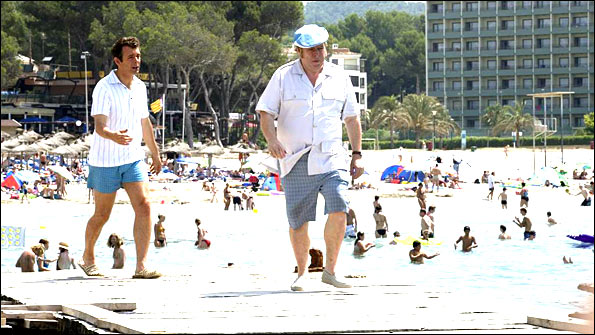 Michael Sheen (Clough) and Timothy Spall (Taylor)