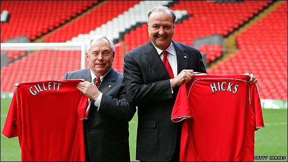 George Gillett (left) and Tom Hicks