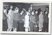 Plant Ysgol Evan James yn y Parti Lansio