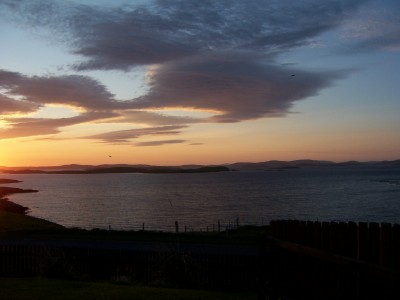 this is not Unst! no fantastic sunset in Unst this year!