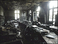 آتش سوزی در کتابخانه دانشکده حقوق دانشگاه تهران