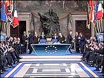 AB anayasası imza töreni