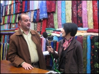 Erbil'in Kayseri çarşısında Türkmen esnaf memnun