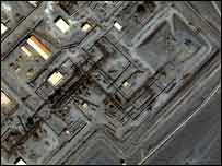 عکس ماهواره ای از تاسيسات اراک